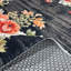 Tapis en chenille de coton à motif floral rétro de style rétro Eilette-738258745