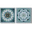 Mandala variété sur toile, 2 pièces-88315370