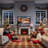 72" Farmhouse Electric Fireplace With Mantel, Fireplace Tv Stand For Tvs Up To 80 Inch, Entertainment Center With Storage, Realistic Stacked Stone Surround For Living Room-1105419407-1085694330
