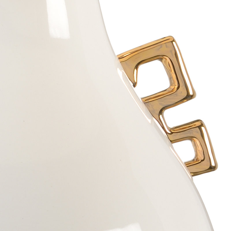 Ming 33.5" Table Lamp, Snow White Glaze