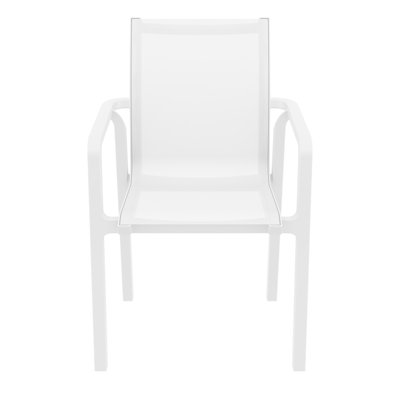 Farrah Stacking Patio Dining Armchair