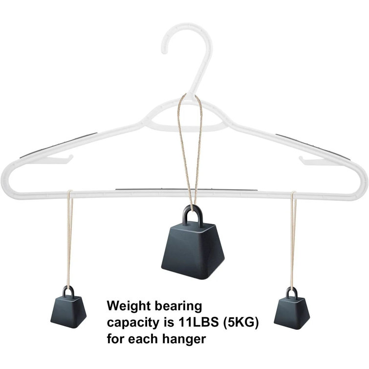 Rebrilliant Mayak Plastic Non-Slip Hangers With Clips