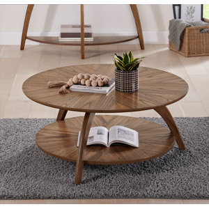 Atreu Wood Coffee Table with Storage