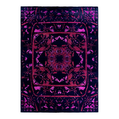 Overyed One-of-a-Kind Rectangle 9'10" X 13'6" Hand Knotted Area Rug