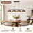 4-Head Modern Dimmable Integrated LED Linear Kitchen Island Pendant