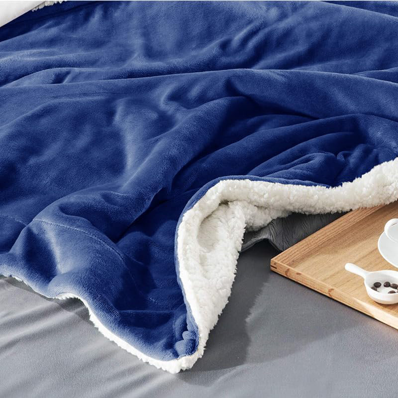 Veyo Throw Blanket, 200cm W x 220cm L, Teal