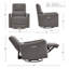 Fauteuil inclinable électrique pivotant rembourré-1730948475