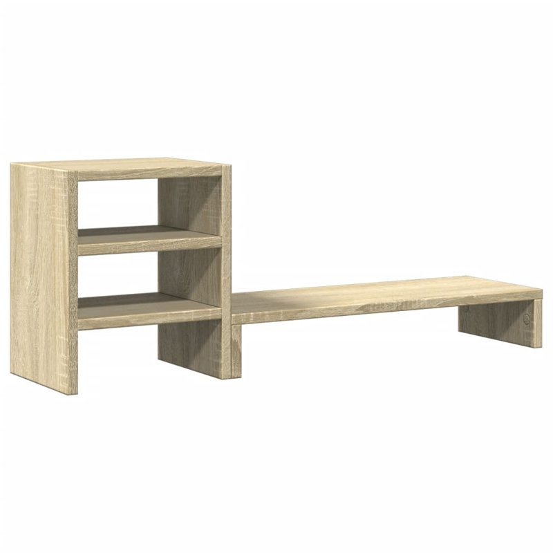 Shamequa Manufactured Wood Monitor Stand, Sonoma Oak