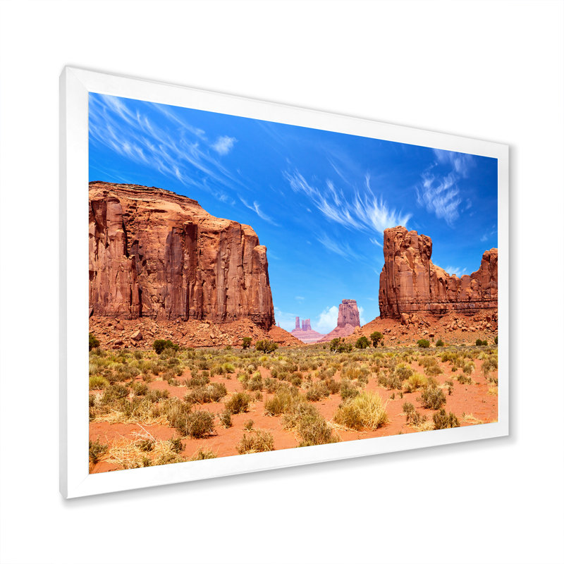 Arizona Sonoran Serenade Desert I, Cadre photo blanc, H 12 po x l 20 po x P 1 po