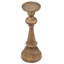 Porte-bougie de table décoratif en métal, porte-bougie pilier bronze pour table, salon, entrée