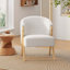 Chaise longue avec dossier sculpté Cody