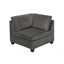 Ensemble de canapé modulaire en chenille gris 6 pièces