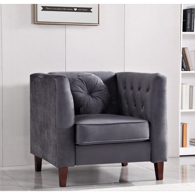Druci Velvet Armchair