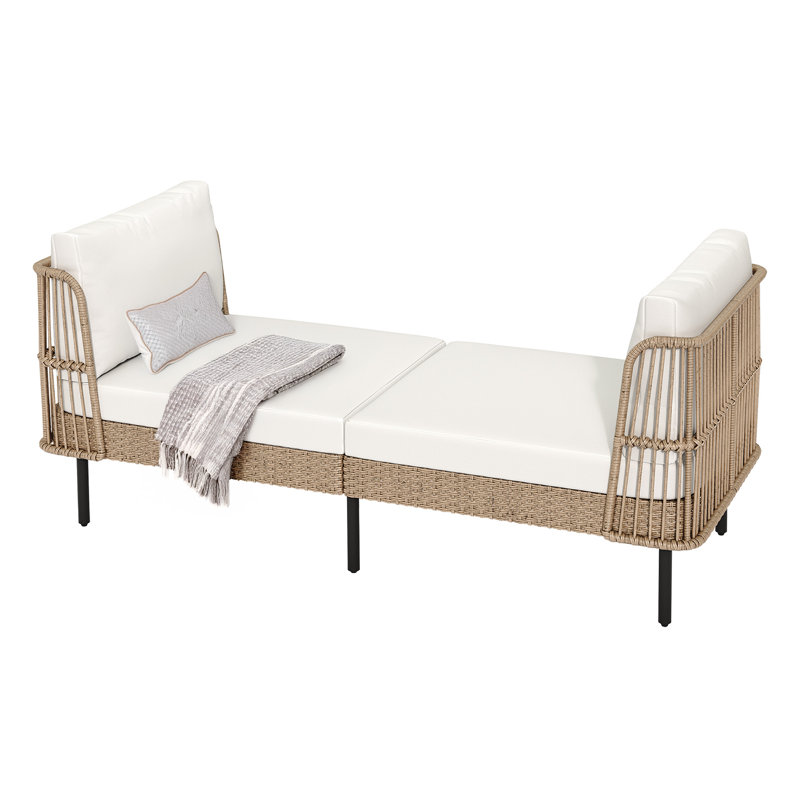 Wicker Outdoor Chaise Lounge