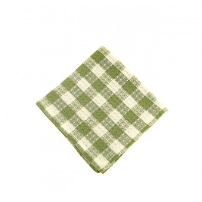 Cotton Checkered Waffle Dish Cloth Kitchen Towel