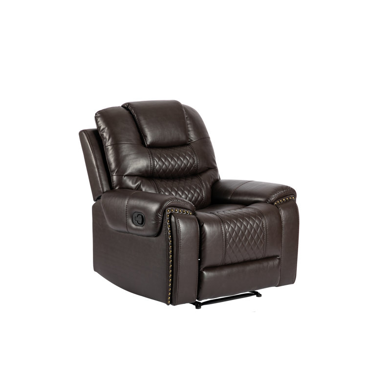 Hasad Standard Manual Recliner, Brown