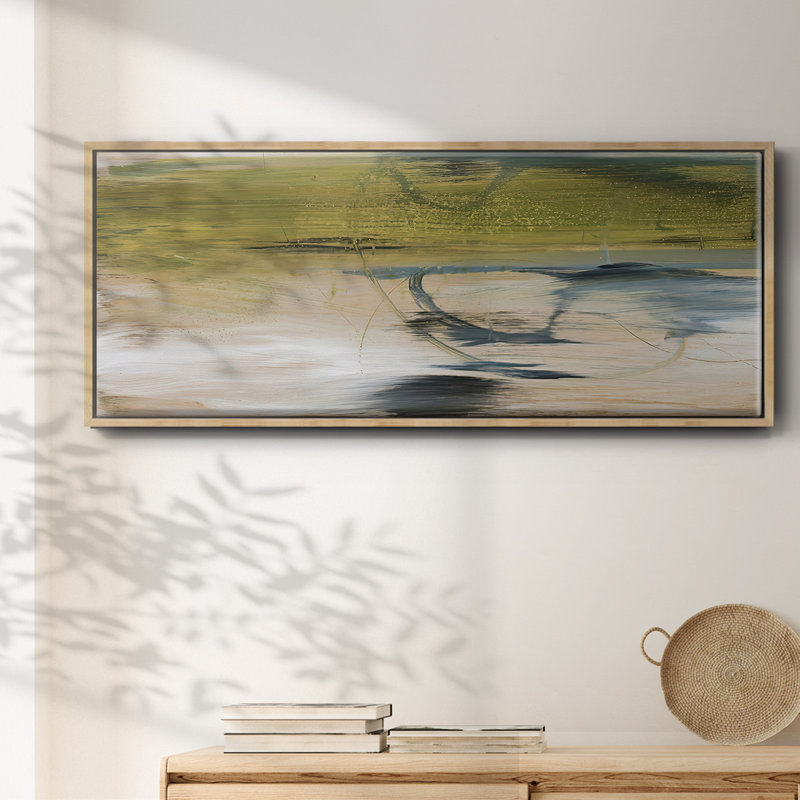 Aquatic Reflections II - toile encadrée, H 8 po x l 20 po