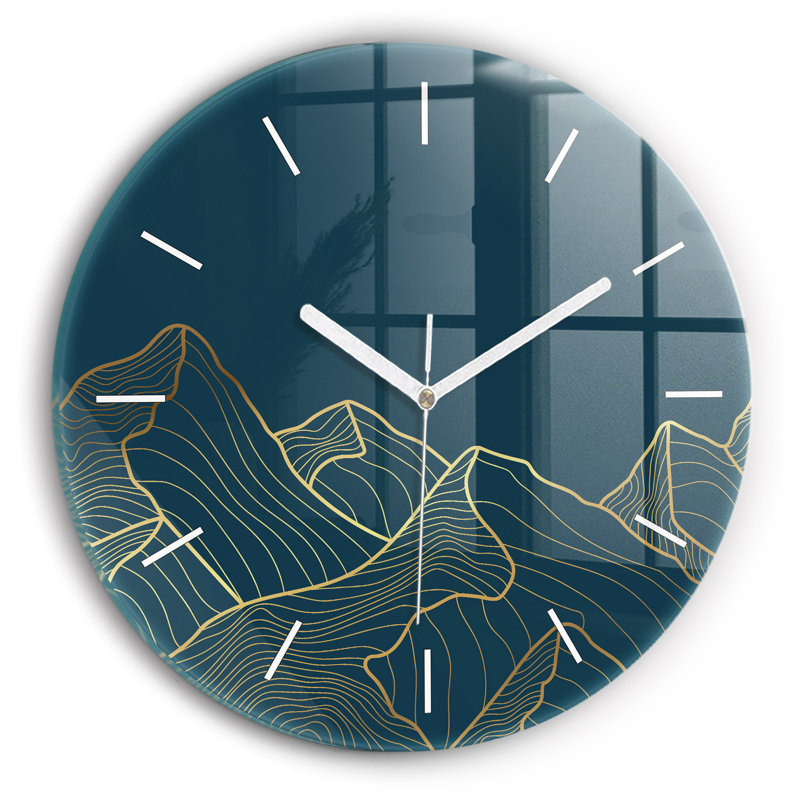 Glass Wall Clock