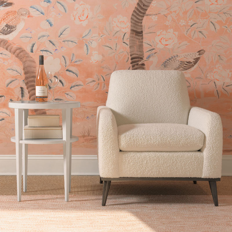 Table de bout avec rangement Provence, Carrara