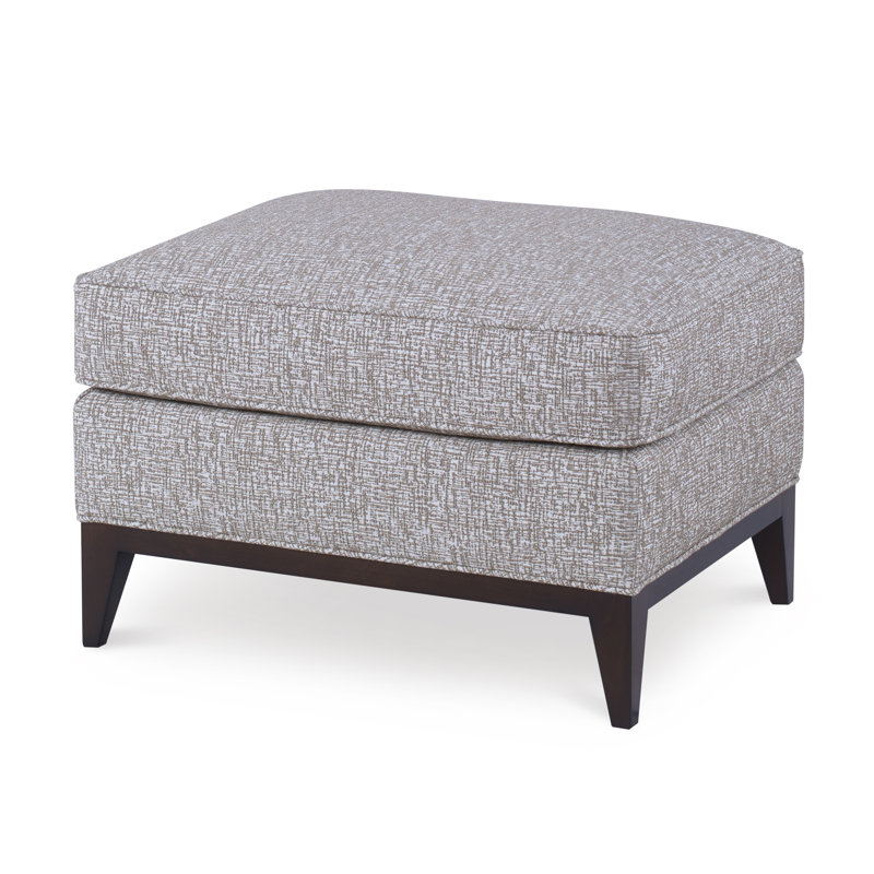 Sonoma Ottoman, American Walnut, Margaret Mahogany Polyester Blend