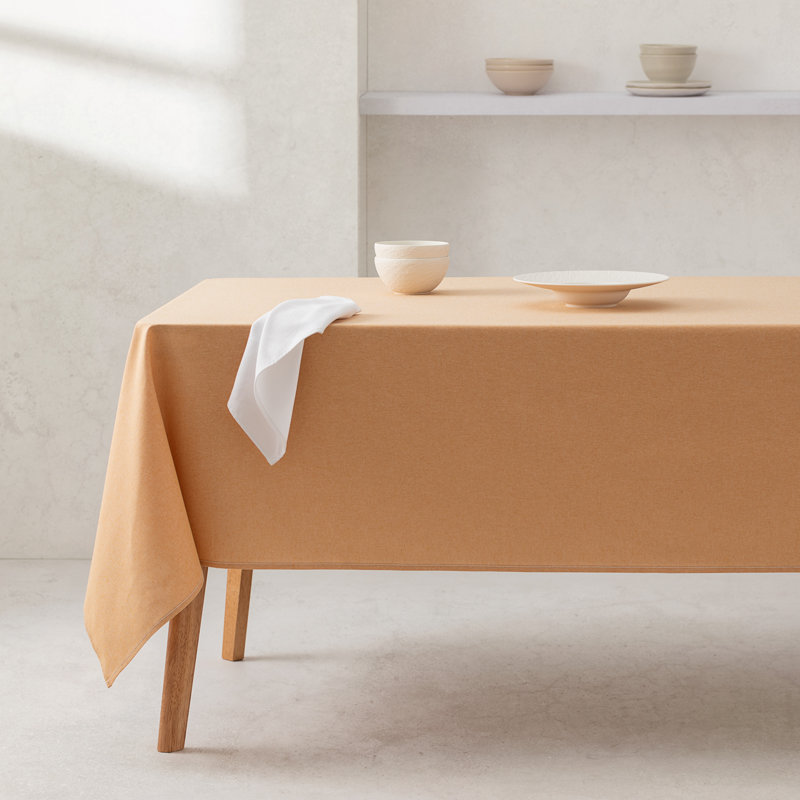Zajac Dining Linens, 240cm W x 140cm L, Yellow