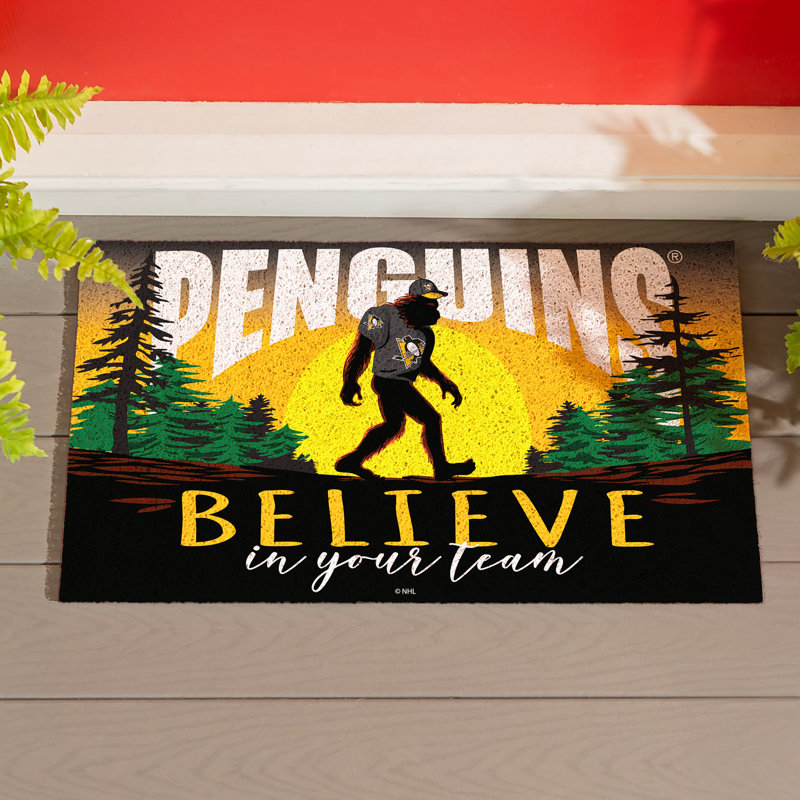 Paillasson Pittsburgh Penguins Bigfoot, 28 po x 16 po