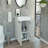 Gevan 23.8'' Single Bathroom Vanity with Manufactured Wood Top-1298285648