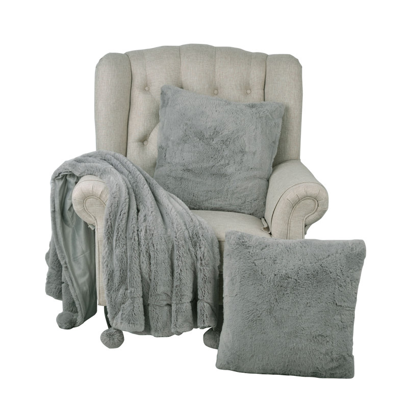 Throw Blanket, Silver