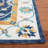 Rosalna Oriental Handmade Tufted Wool Blue/Ivory/Yellow Area Rug-2045403060