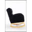 Chaise berçante en tissu 049-Teddy