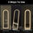 Charming Standing Mirror With Graceful Arch Design And User-Friendly Installation