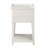 White 2-Drawer Tray Top Nightstand-2007319991