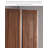 Simple and Modern Walnut Wardrobe