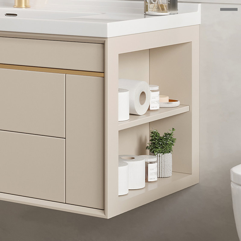 Modern light luxury style bathroom cabinet
