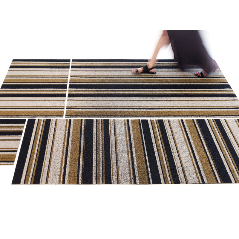 Striped Indoor / Outdoor Doormat, Luxe, Rectangle 61 x 183cm