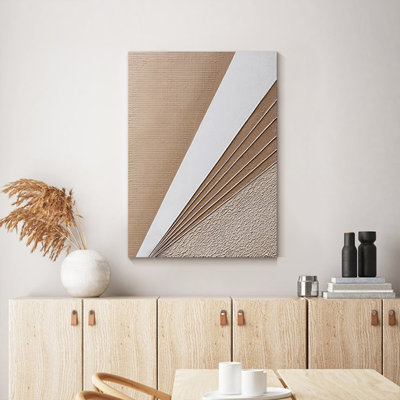 Simple three-dimensional relief texture wall hanging paintings