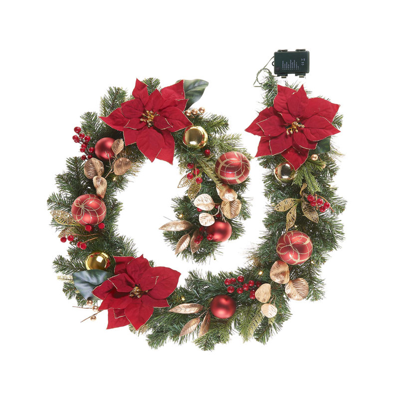 17cm Lighted Faux Garland with Lights