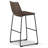 Upholstered Counter Stool with Metal Frame-368227591-339263133