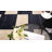 Abani Rugs Austin AUS110A Modern Black Ivory Navy Block Checkered Contemporary Runner Rug-734835652