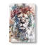 Lion Abstract Art - Wrapped Canvas-55309811