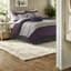 Ensemble de literie luxueux en faux suède, polyester confortable, style élégant pour la chambre à coucher