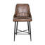 Galway Counter Chair In Antique Whiskey Leather