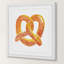 « pretzel » par molly rosner, reproduction d’art encadrée-17897007