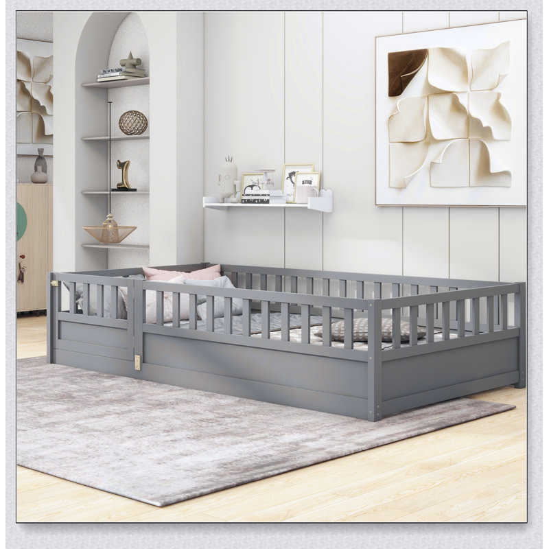 Grey Twin Bed