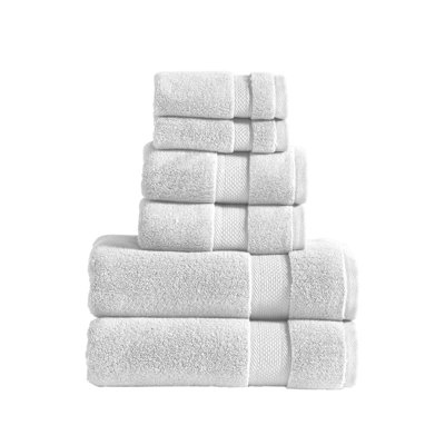 Modern Threads Luxury 6-Piece Quick-Dry Towel Set – Plush & Ultra-Absorbent For Spa-Like Experience, Cloud