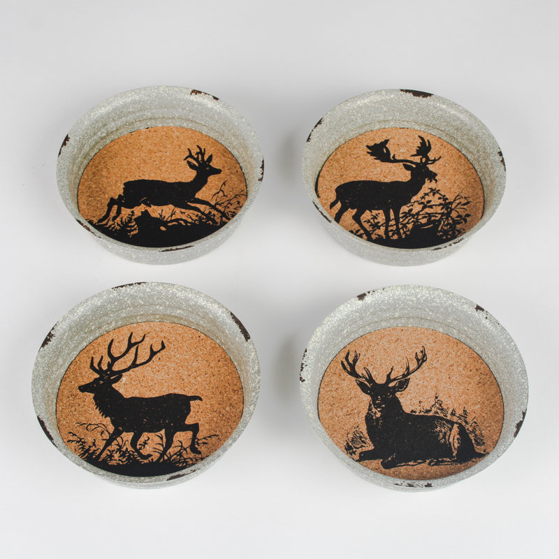 Round 4 Piece Coaster Set