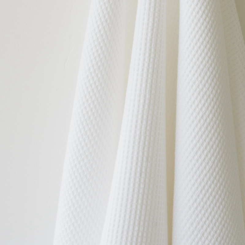 Waffle Bath Sheets, White