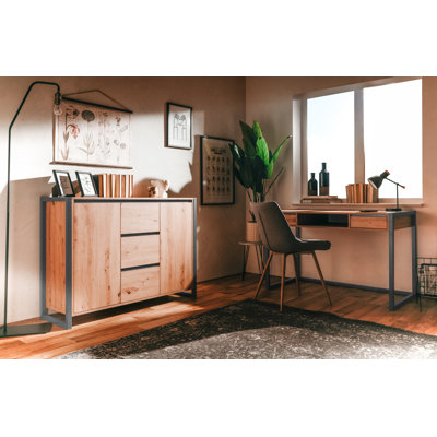 Crone 120 cm W Chest of 3 Drawers