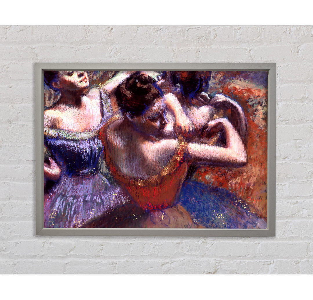 Gerahmtes Leinwandbild Degas Dancers Framed Print