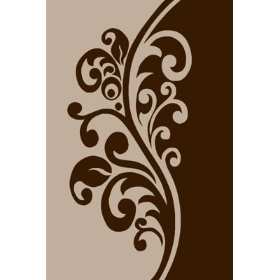Tapis à motif chocolat Persian